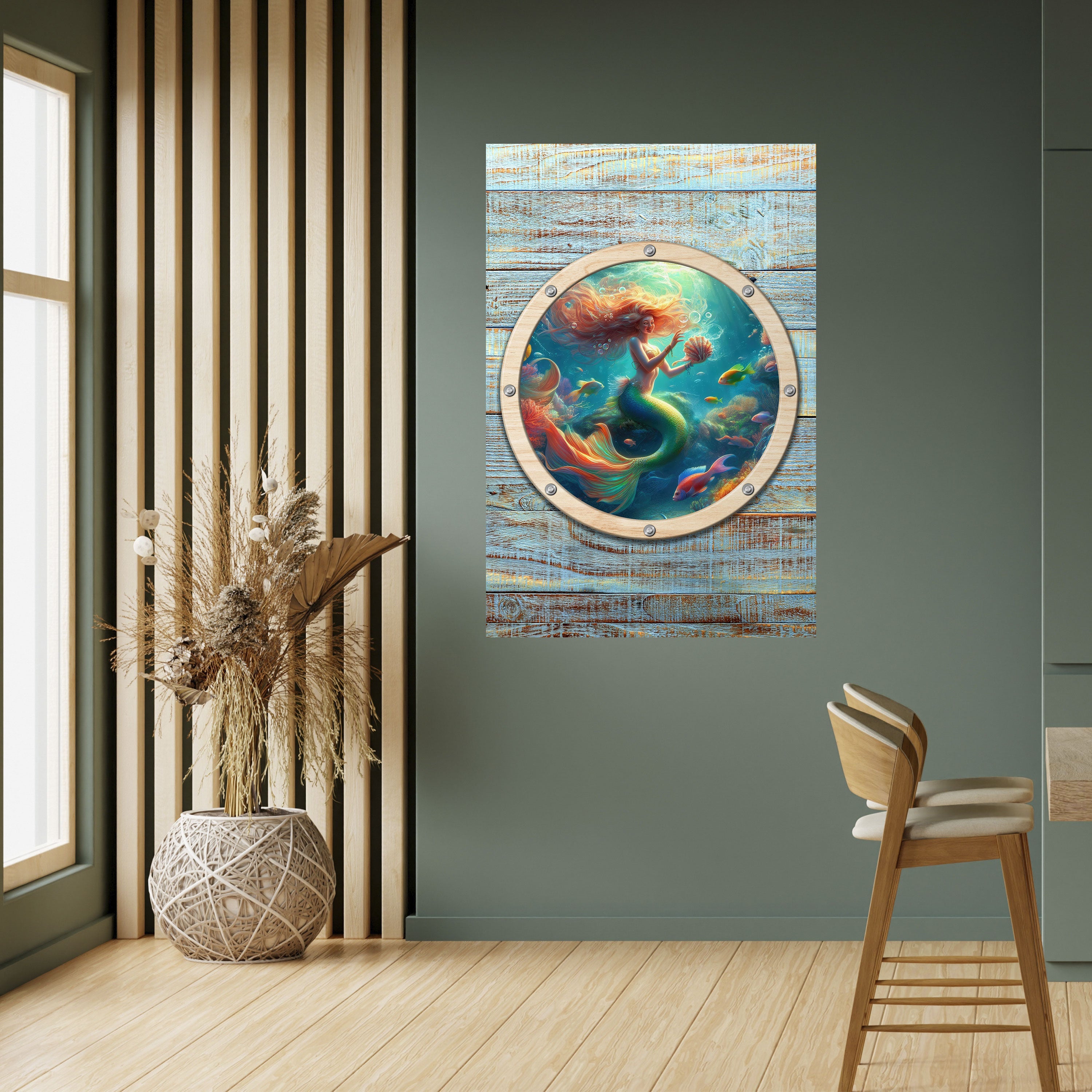 MERMAID DREAMS Vertikales Poster zum Abziehen und Aufkleben