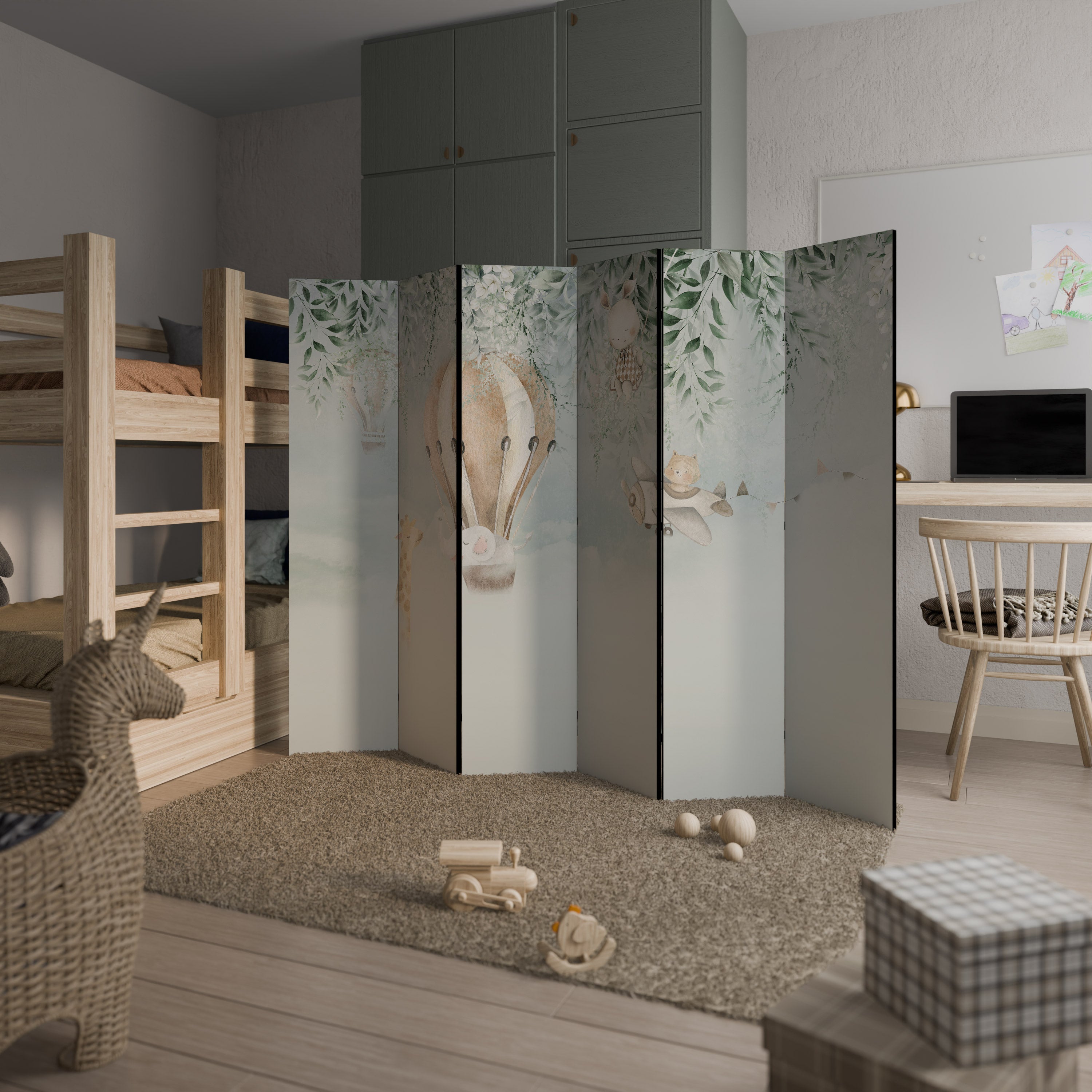 SWEET DREAMS Dekorativer 6-teiliger Raumteiler