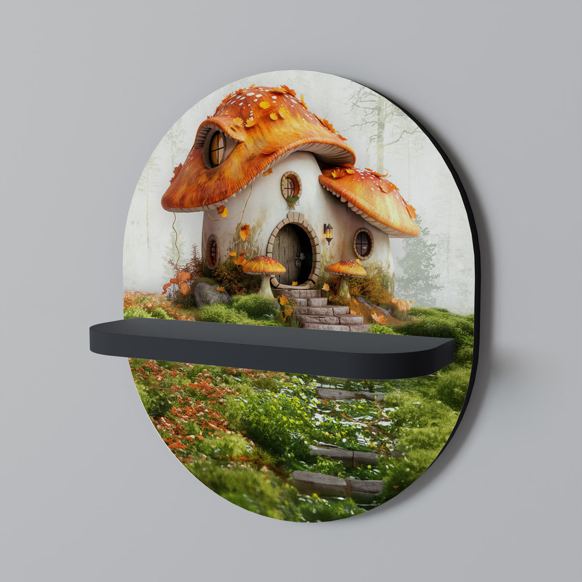MYSTIC TOADSTOOL Dekoratives Wandregal