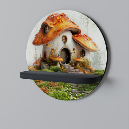 MYSTIC TOADSTOOL Dekoratives Wandregal