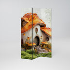 MYSTIC TOADSTOOL Dekorativer Paravent - 3-teilig