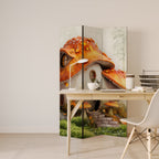 MYSTIC TOADSTOOL 3-Panel Room Divider