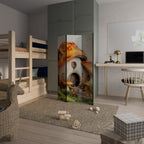 MYSTIC TOADSTOOL Dekorativer Paravent - 3-teilig