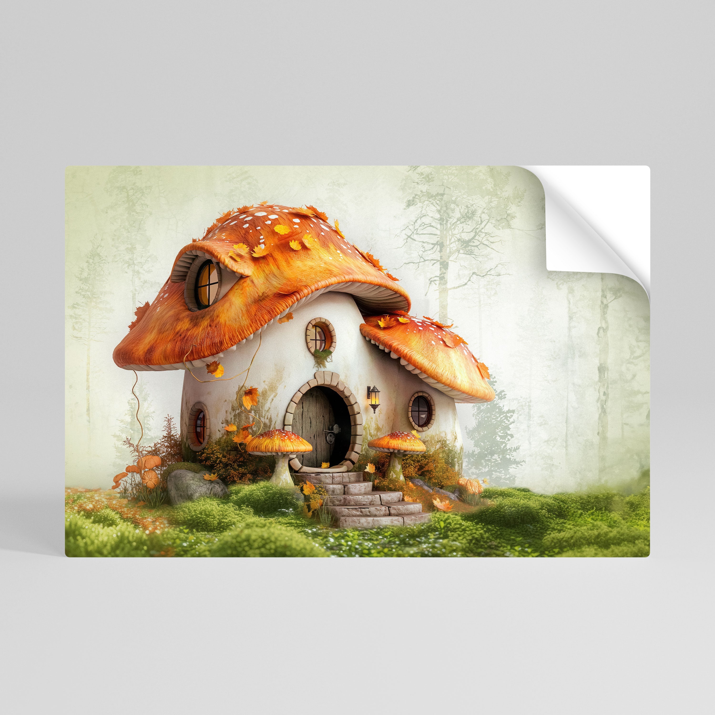 MYSTIC TOADSTOOL Selbstklebendes Horizontal-Poster