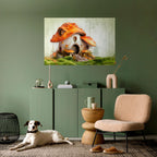 MYSTIC TOADSTOOL Selbstklebendes Horizontal-Poster