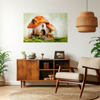 MYSTIC TOADSTOOL Selbstklebendes Horizontal-Poster