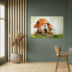MYSTIC TOADSTOOL Selbstklebendes Horizontal-Poster