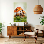 MYSTIC TOADSTOOL Selbstklebendes Poster - Hochformat