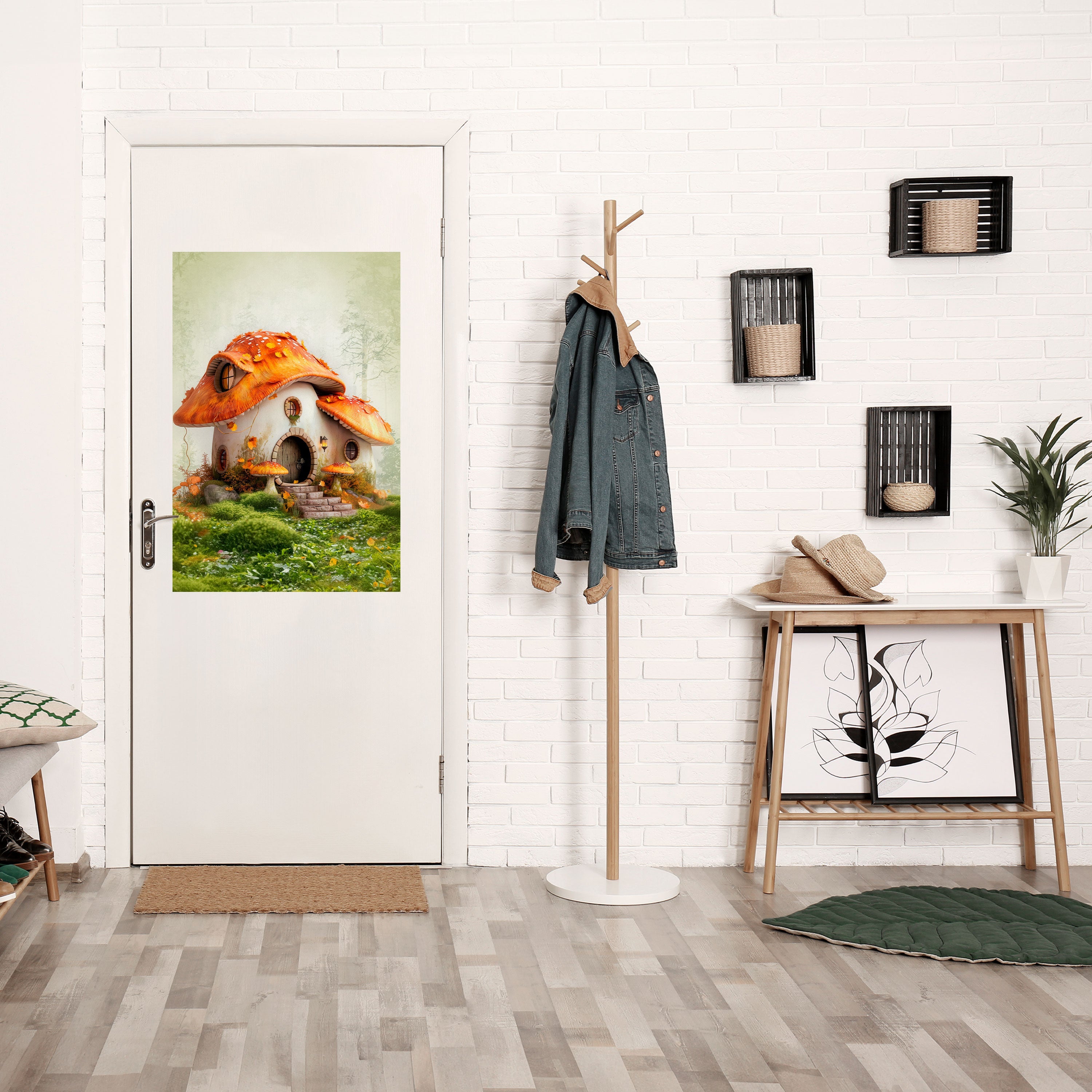 MYSTIC TOADSTOOL Vertikales Poster zum Abziehen und Aufkleben