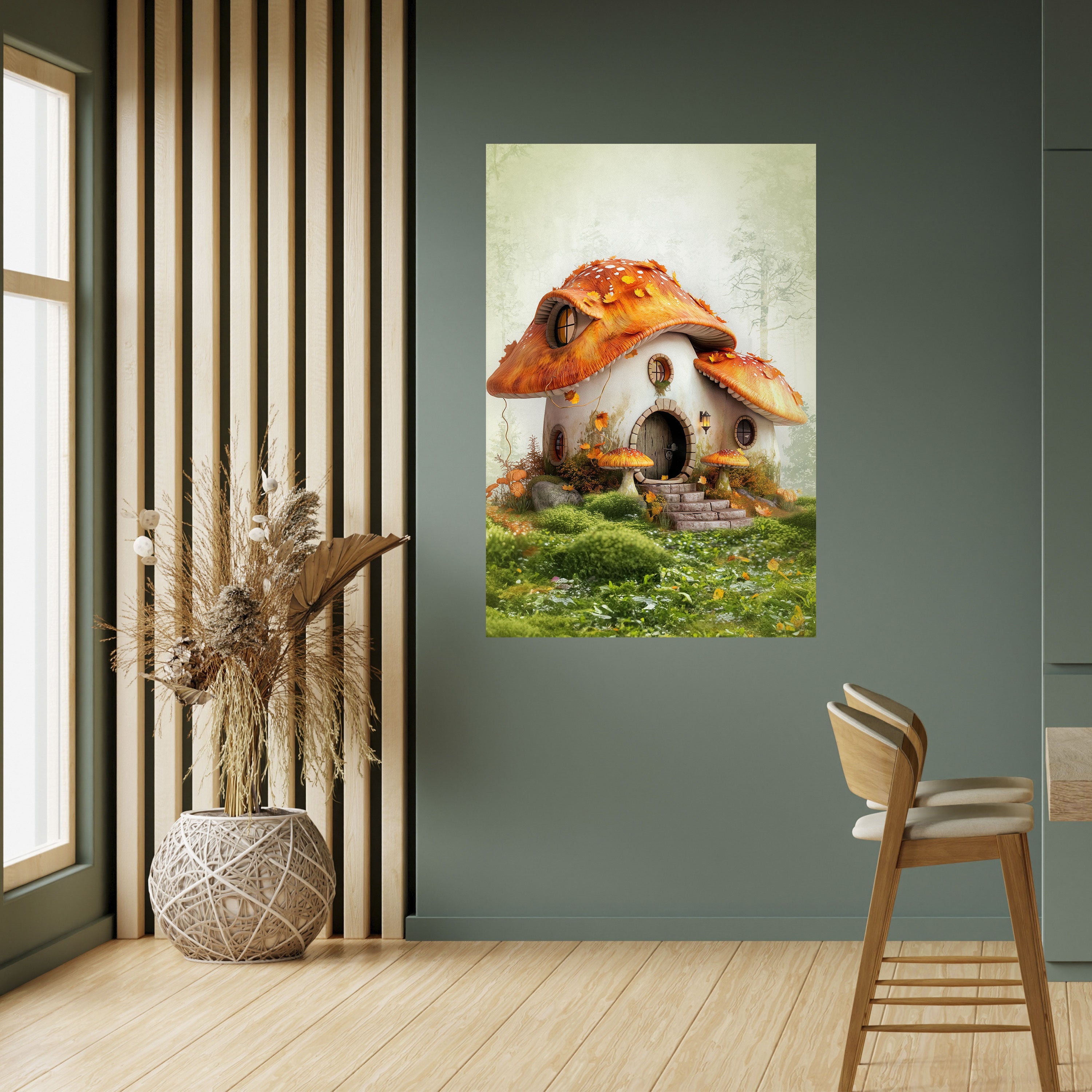 MYSTIC TOADSTOOL Vertikales Poster zum Abziehen und Aufkleben