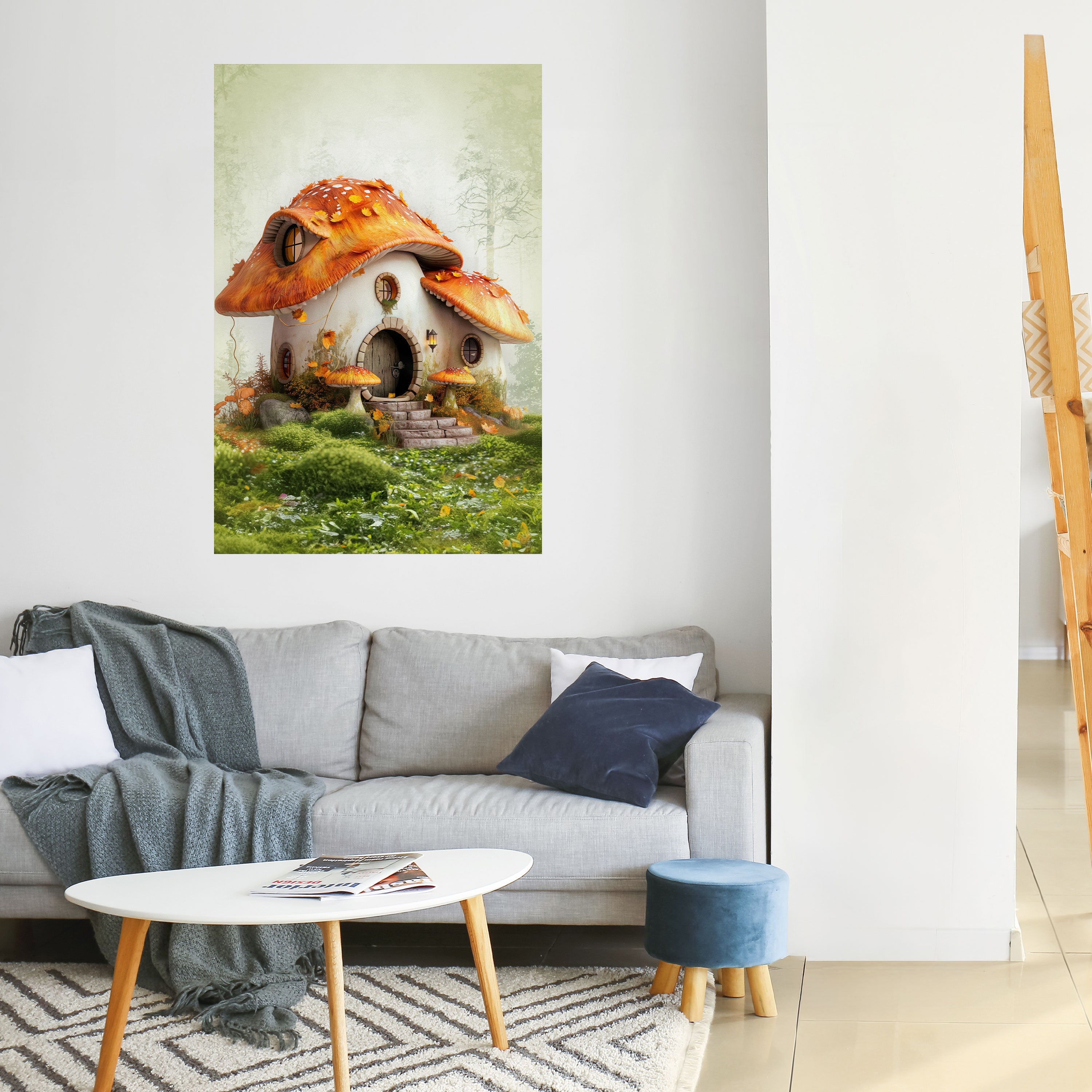 MYSTIC TOADSTOOL Vertikales Poster zum Abziehen und Aufkleben