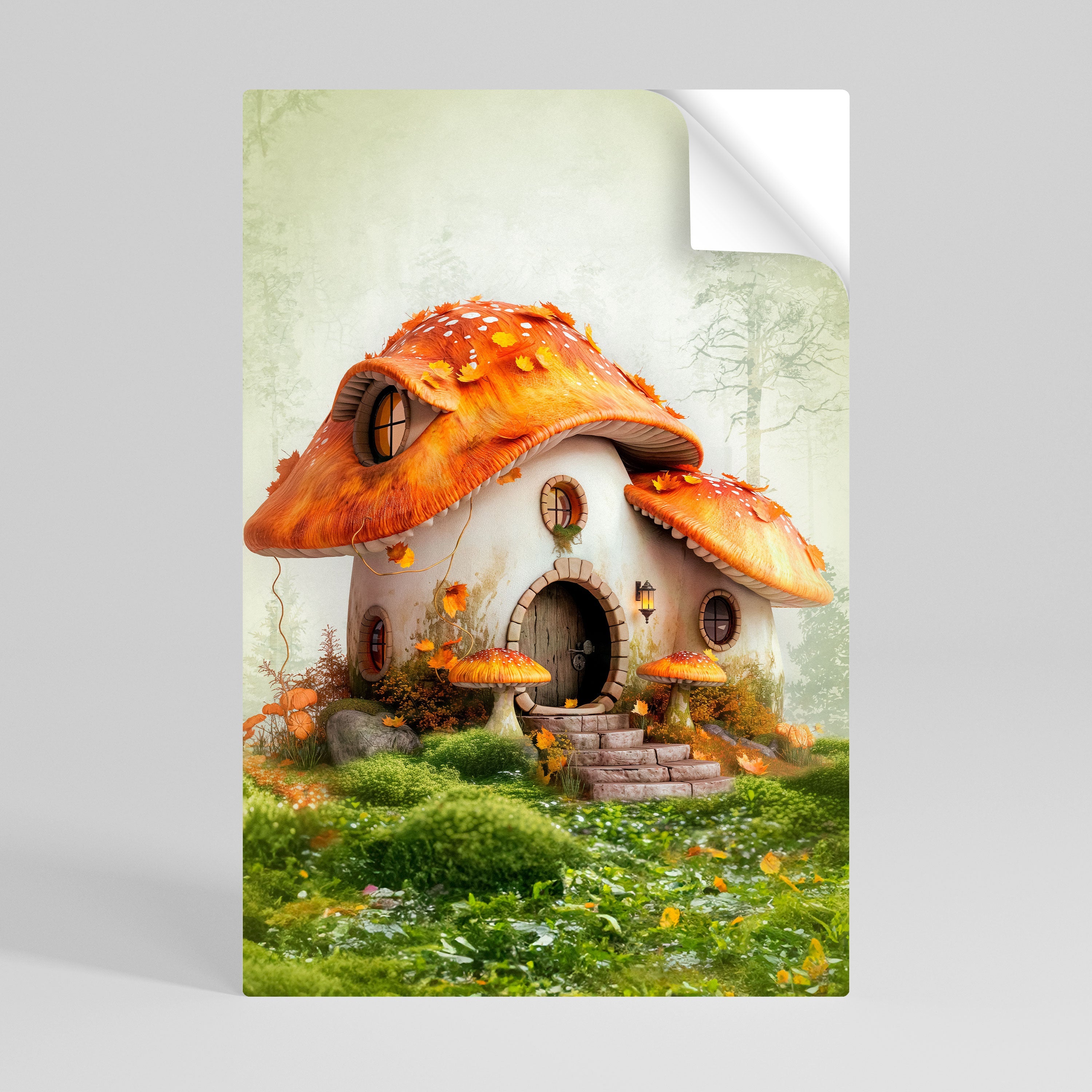 MYSTIC TOADSTOOL Vertikales Poster zum Abziehen und Aufkleben
