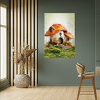 MYSTIC TOADSTOOL Selbstklebendes Poster - Hochformat