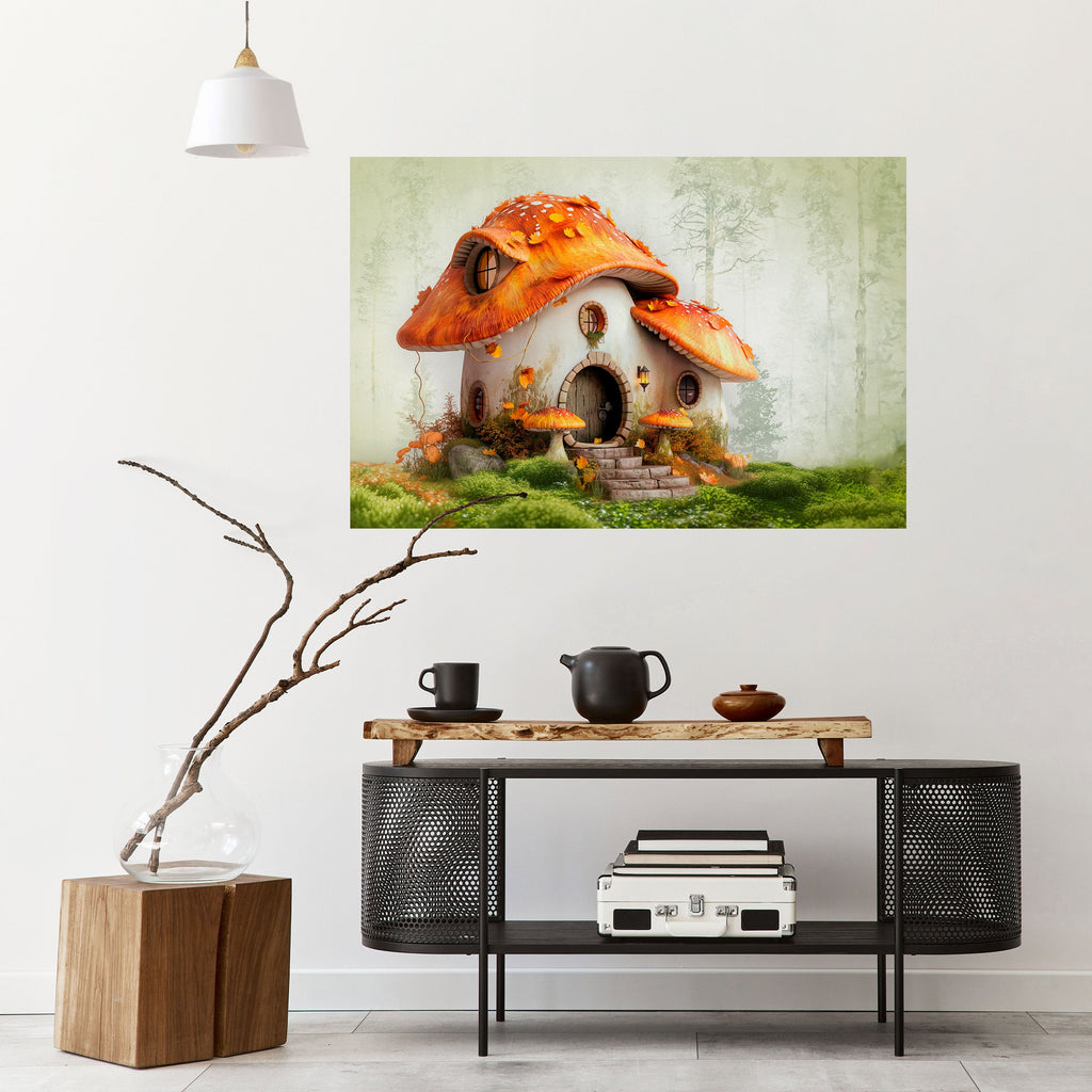 MYSTIC TOADSTOOL Selbstklebendes Horizontal-Poster