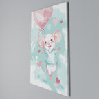MOUSY FLOW Vertical Canvas Print