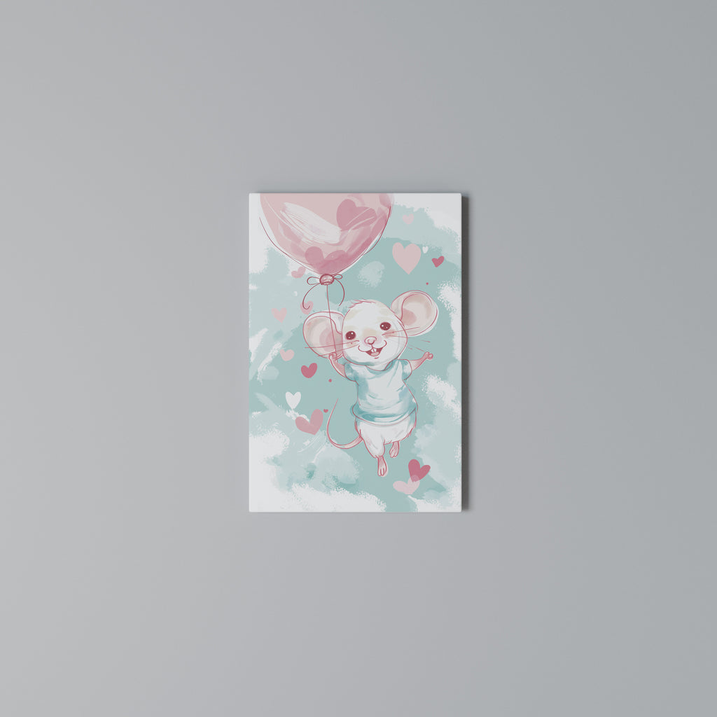 MOUSY FLOW Vertical Canvas Print