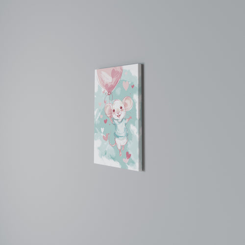 MOUSY FLOW Vertical Canvas Print