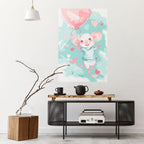 MOUSY FLOW Selbstklebendes Poster - Hochformat