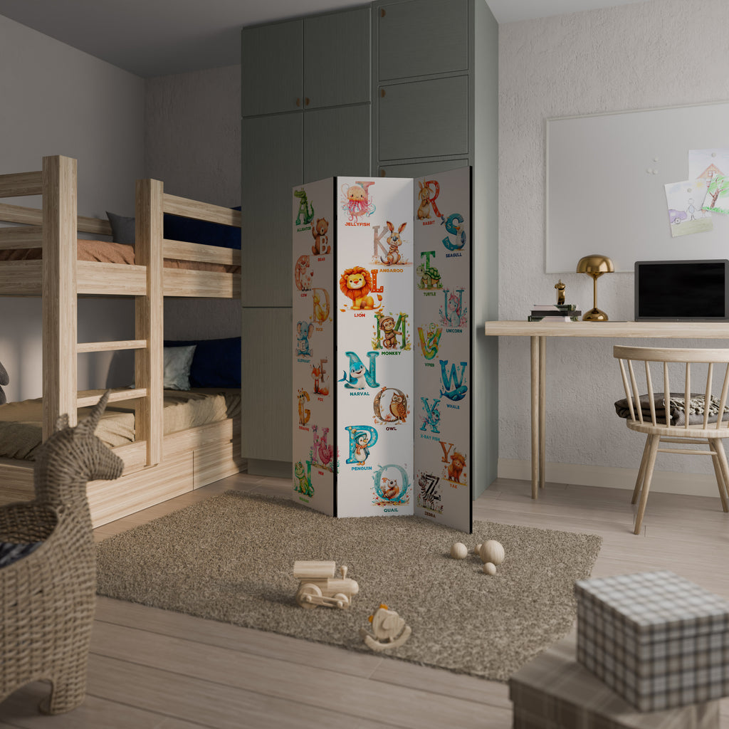 JOYFUL LETTERS 3-teiliger Paravent