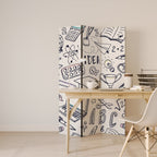 SCHOOL STUFF 3-teiliger Paravent