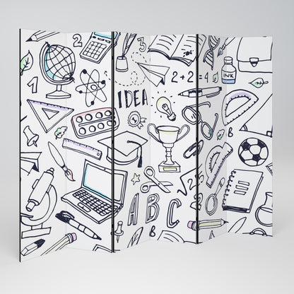 SCHOOL STUFF 6-teiliger Paravent