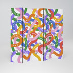 HELLO THERE Dekorativer Paravent - 5-teilig