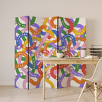 HELLO THERE Dekorativer Paravent - 5-teilig