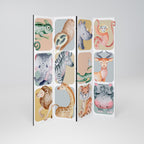 TROPICAL SQUAD Dekorativer Paravent - 4-teilig