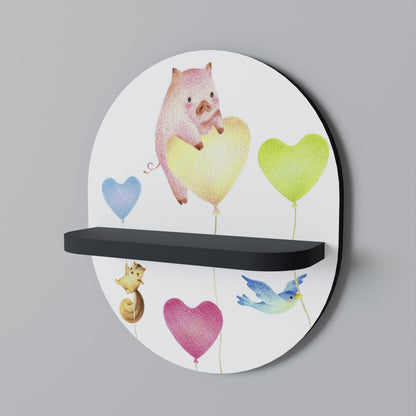 BALLOON FRIENDS Dekoratives Wandregal
