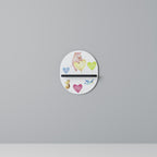 BALLOON FRIENDS Oval Art Shelf In Black Finish