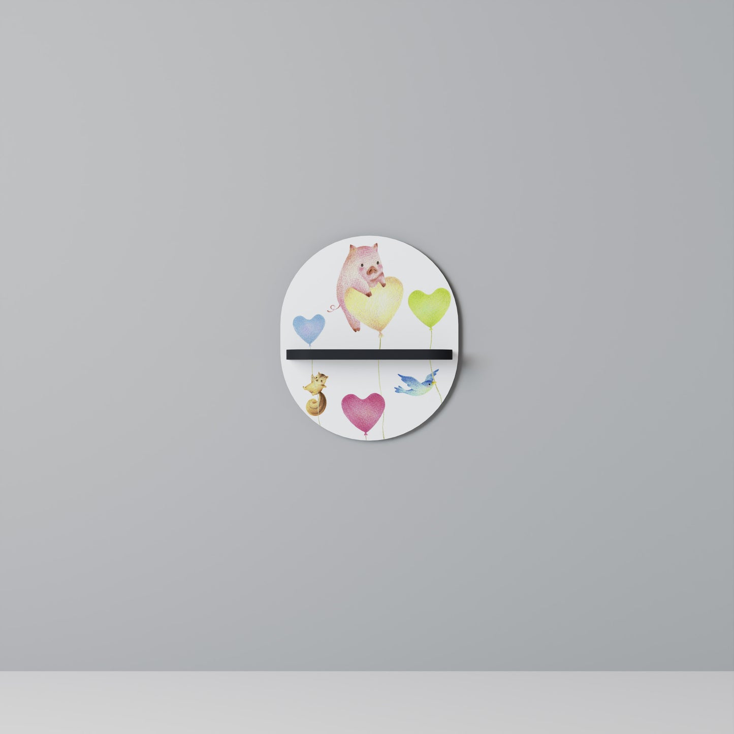 BALLOON FRIENDS Dekoratives Wandregal