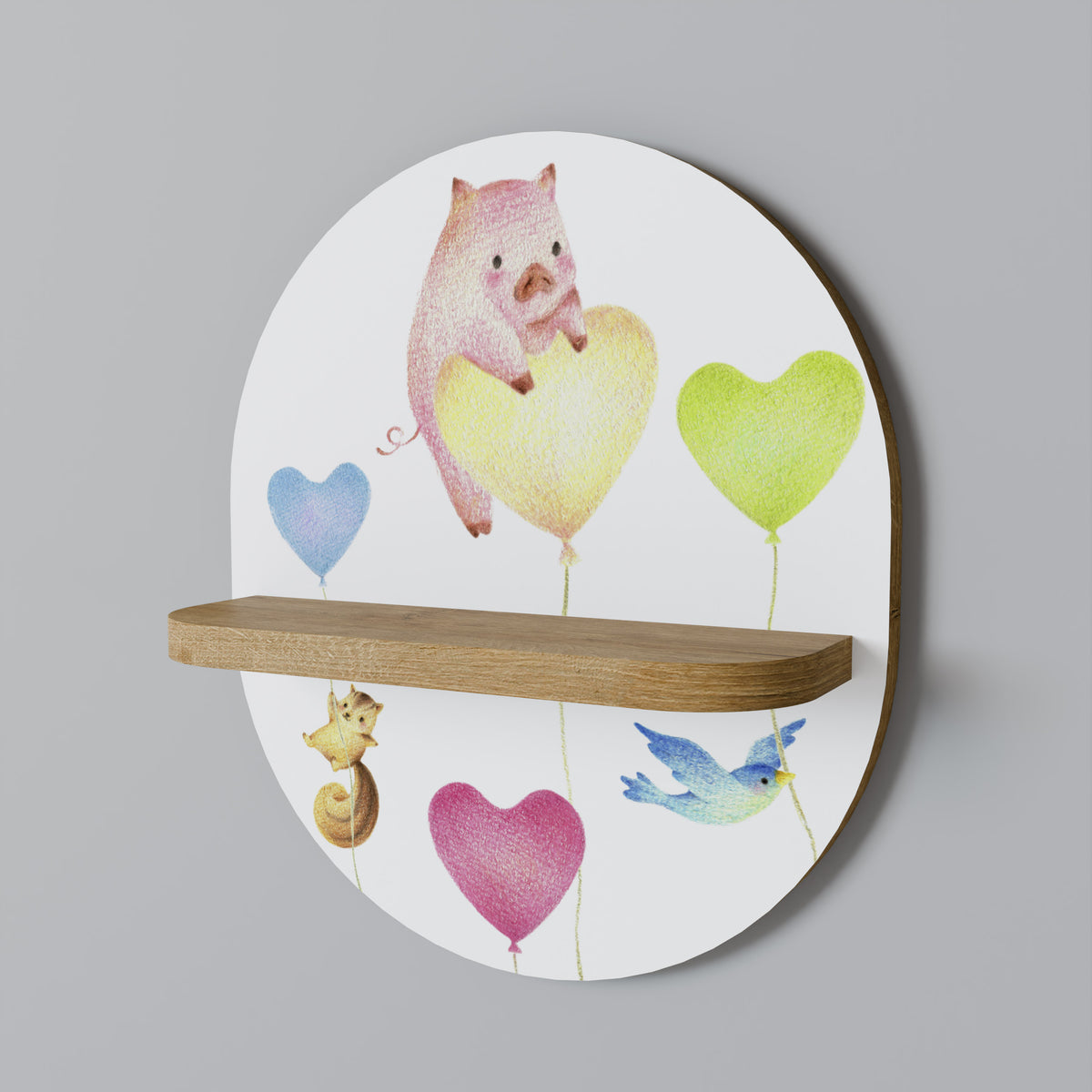 BALLOON FRIENDS Dekoratives Wandregal
