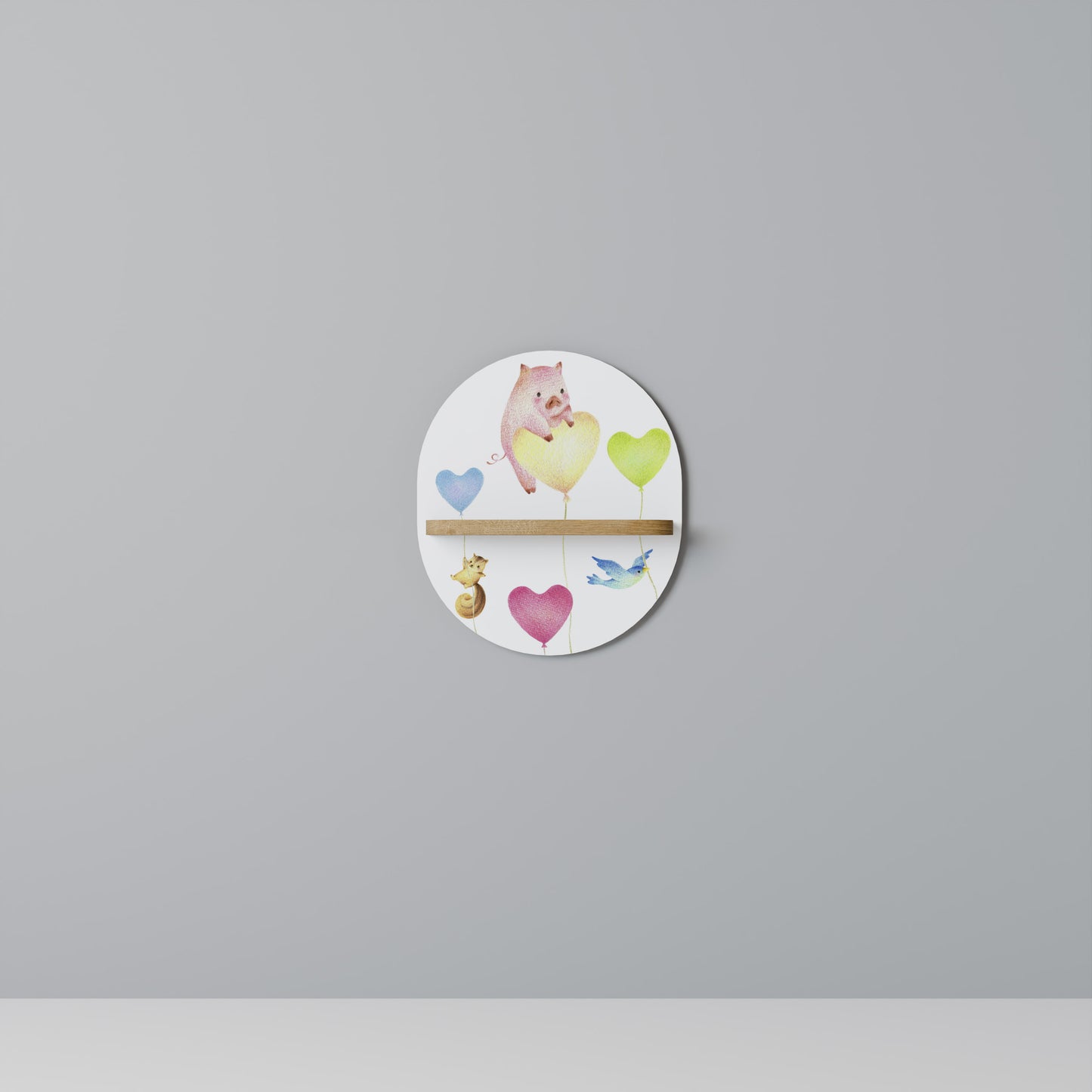 BALLOON FRIENDS Dekoratives Wandregal