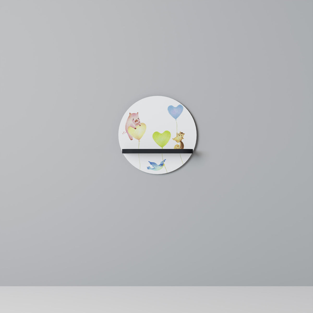 BALLOON FRIENDS Art Shelf