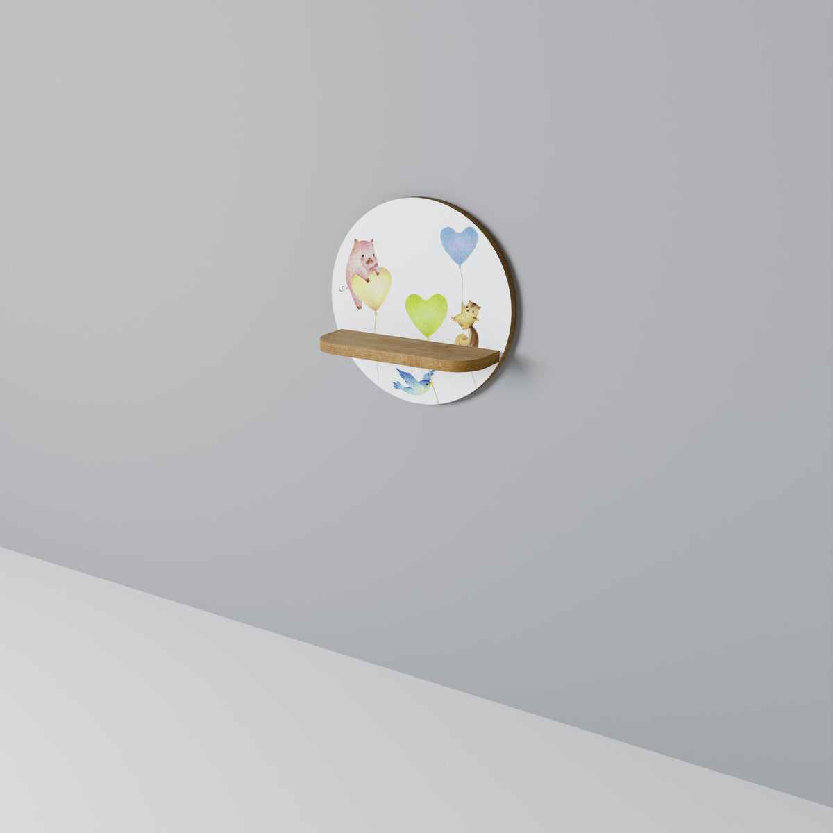 BALLOON FRIENDS Dekoratives Wandregal