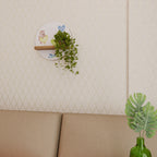 BALLOON FRIENDS Rundes Kunstregal in Eiche-Optik