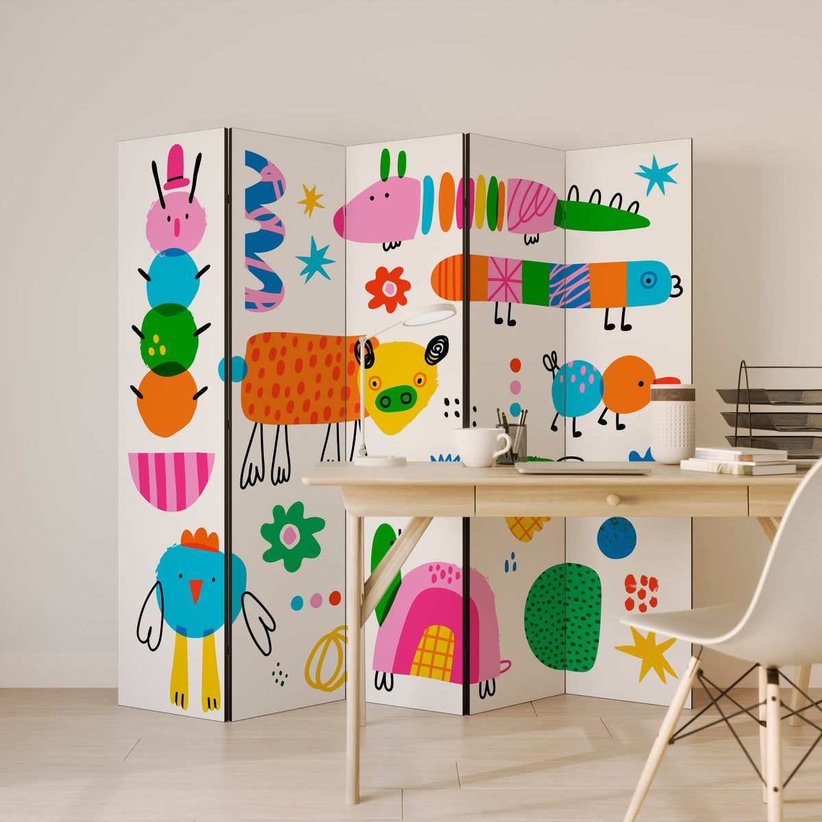 POWER OF IMAGINATION 5-teiliger Paravent