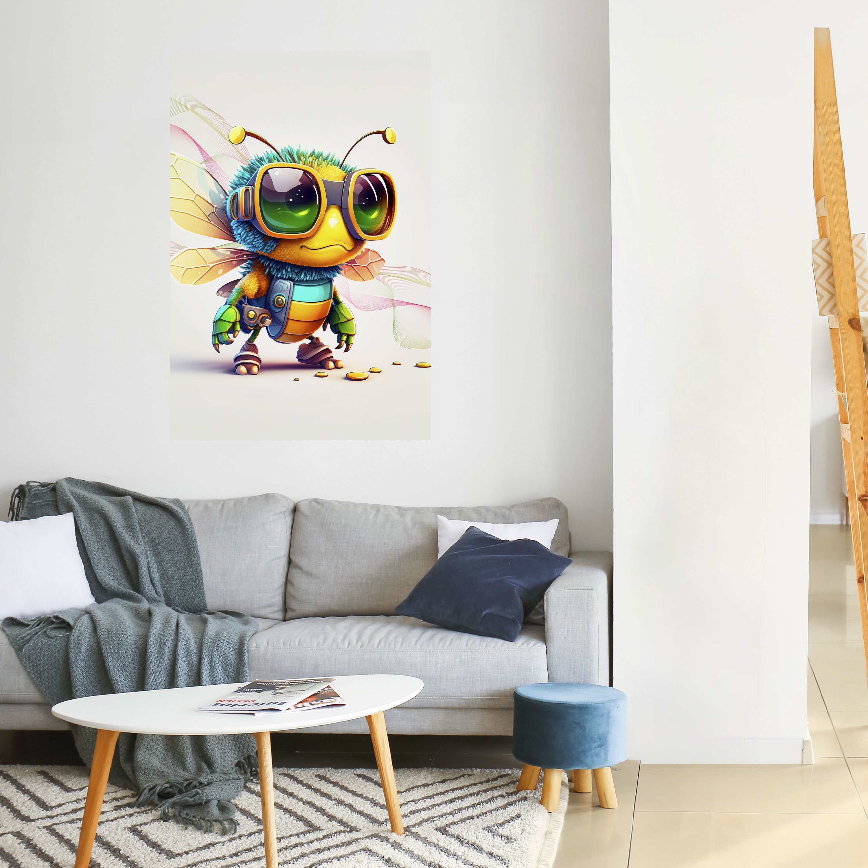 BUZZ BUDDY Vertikales Poster zum Abziehen und Aufkleben