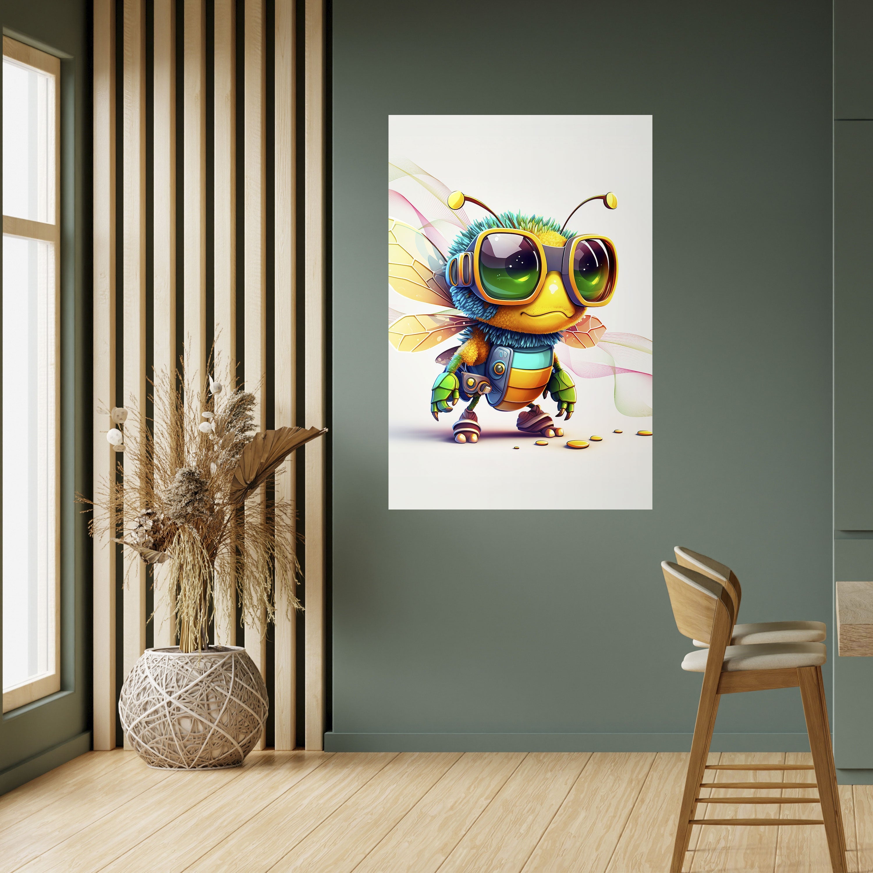 BUZZ BUDDY Vertikales Poster zum Abziehen und Aufkleben