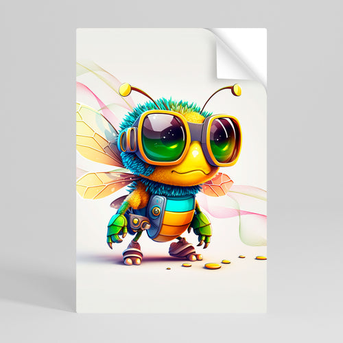 BUZZ BUDDY Selbstklebendes Poster - Hochformat
