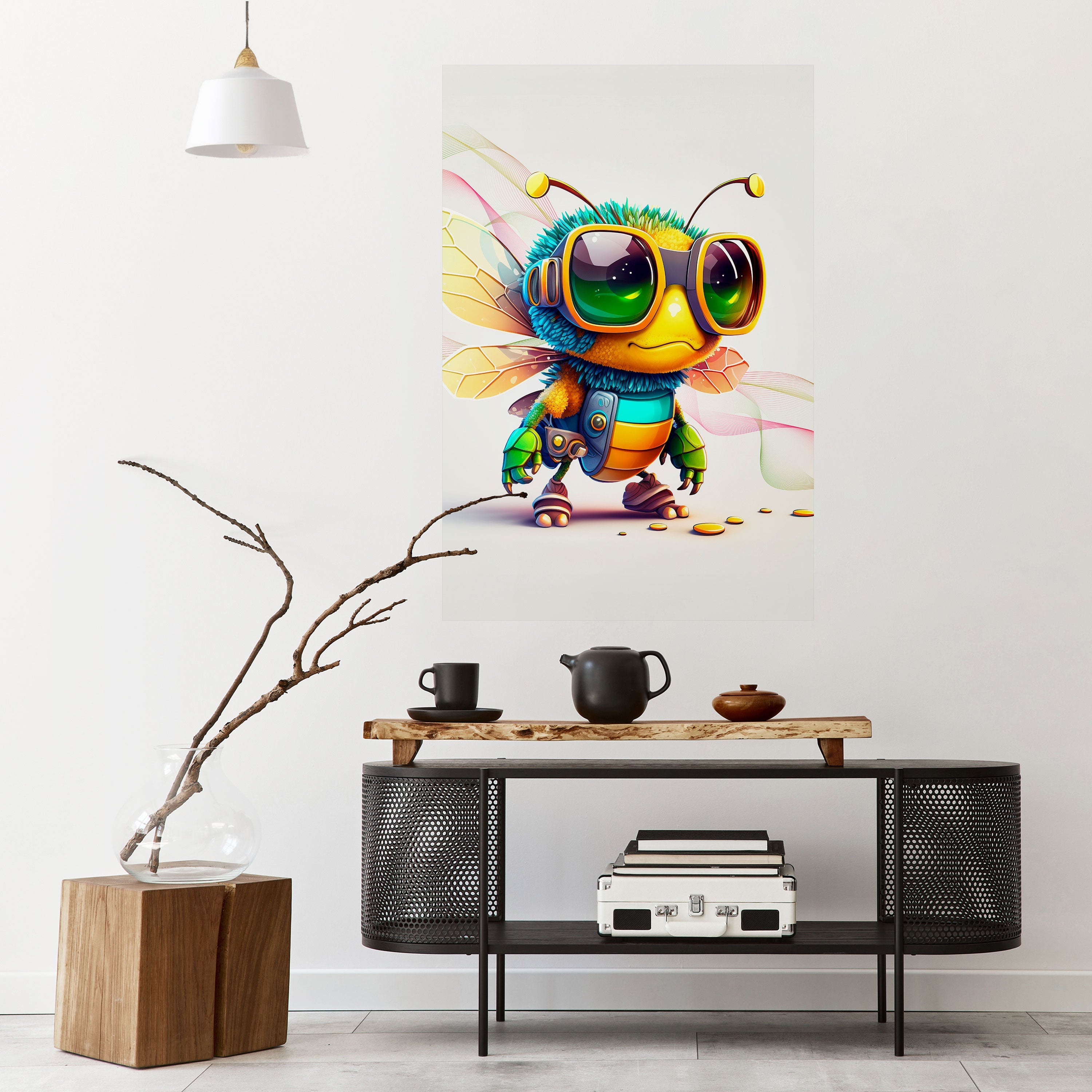 BUZZ BUDDY Vertikales Poster zum Abziehen und Aufkleben