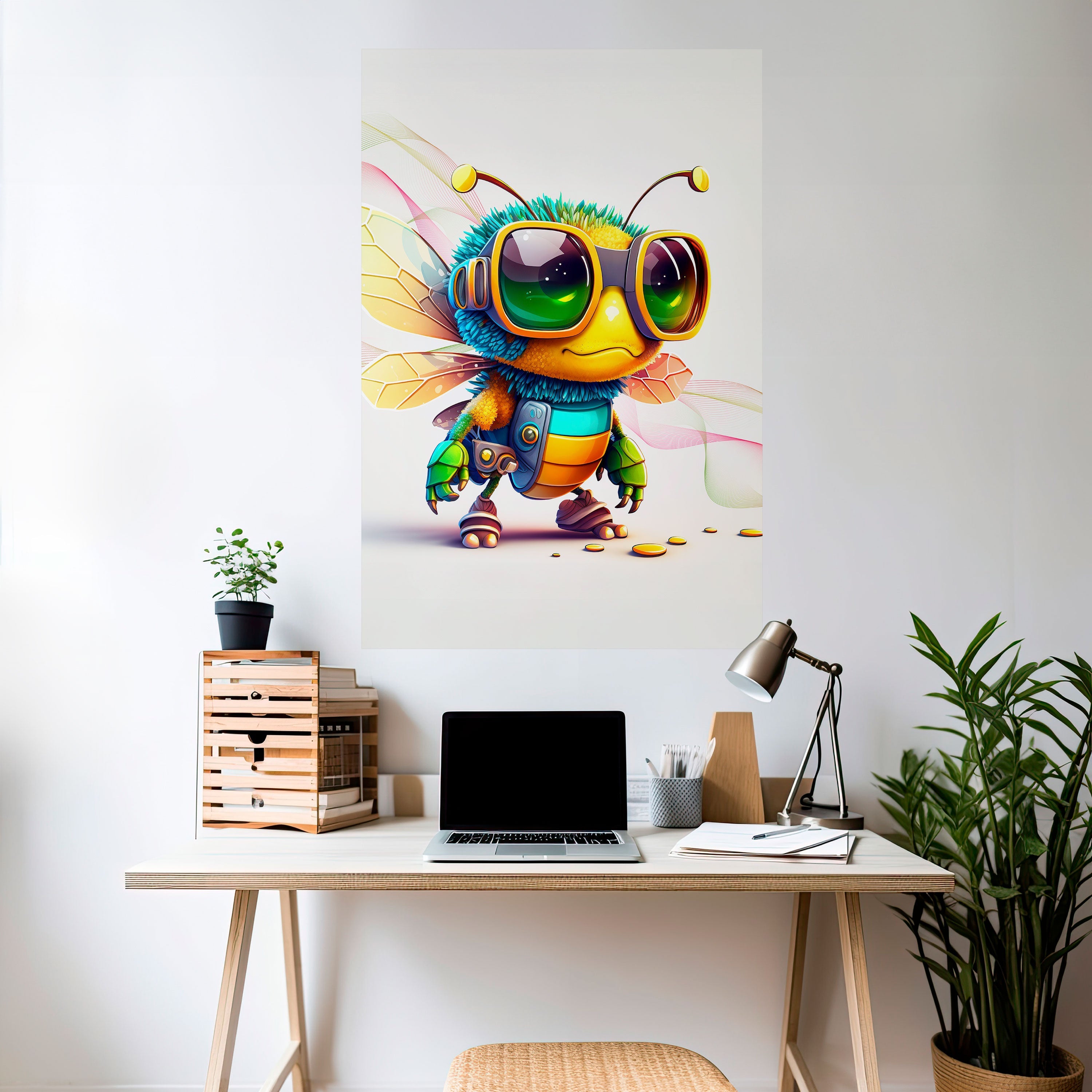 BUZZ BUDDY Vertikales Poster zum Abziehen und Aufkleben