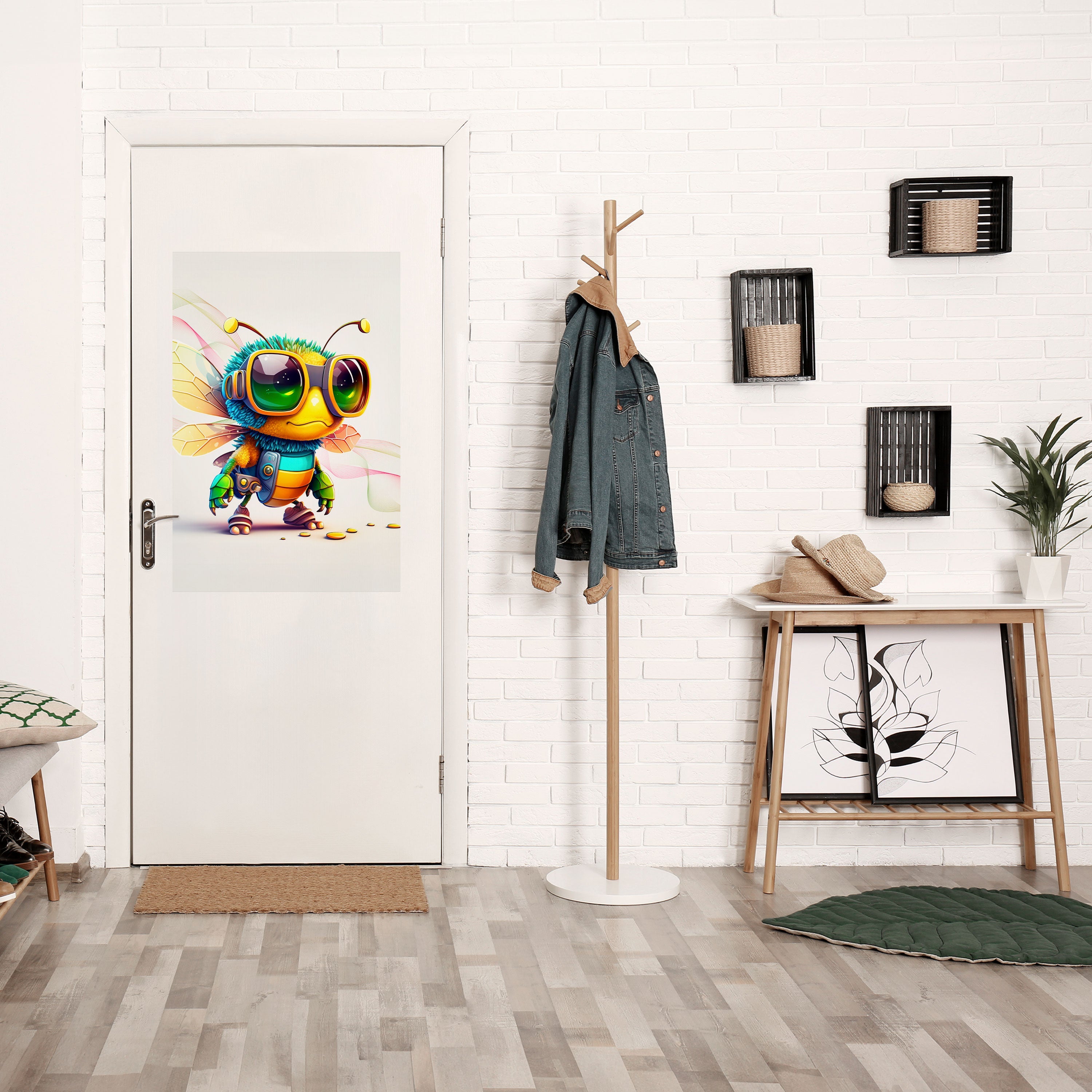 BUZZ BUDDY Vertikales Poster zum Abziehen und Aufkleben