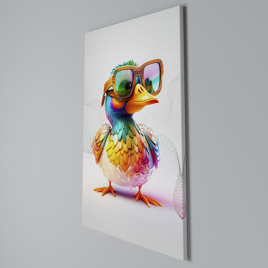 QUACKY FUN Vertical Canvas Print
