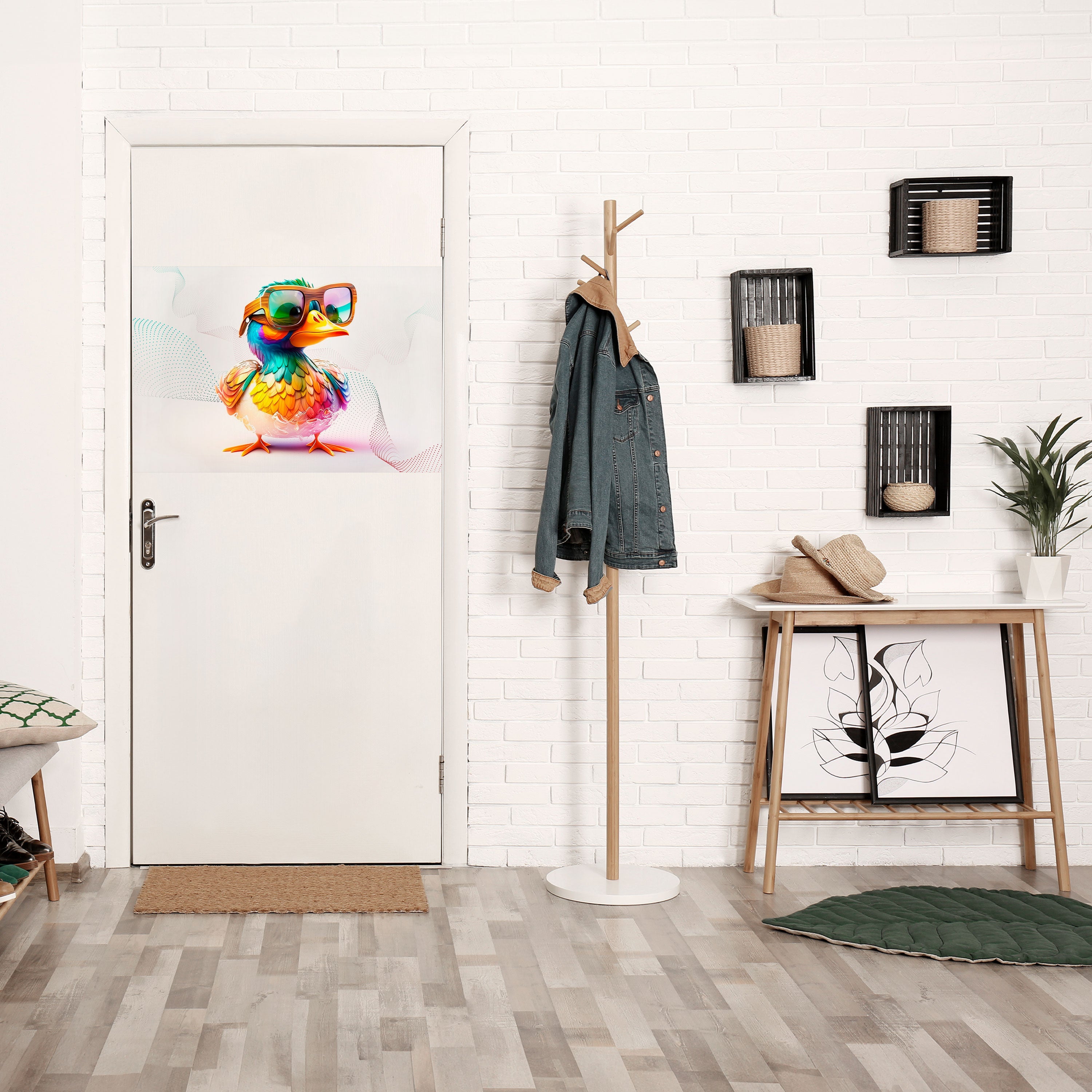 QUACKY FUN Selbstklebendes Horizontal-Poster