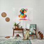 QUACKY FUN Selbstklebendes Horizontal-Poster