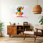 QUACKY FUN Selbstklebendes Horizontal-Poster