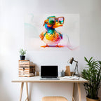 QUACKY FUN Selbstklebendes Horizontal-Poster