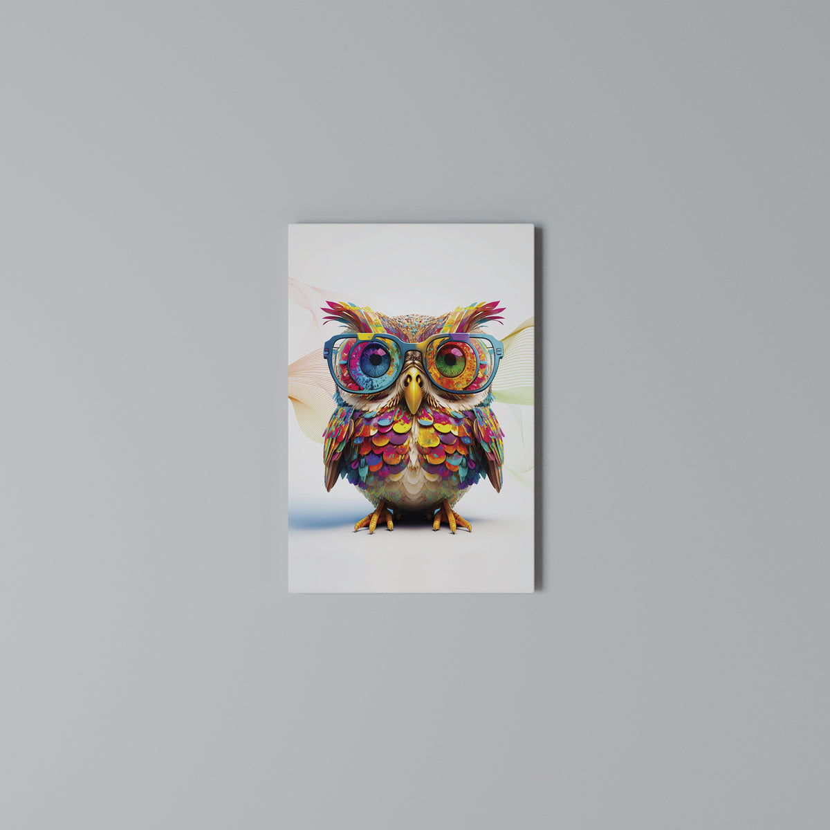 HOOT HOOT Vertical Canvas Print