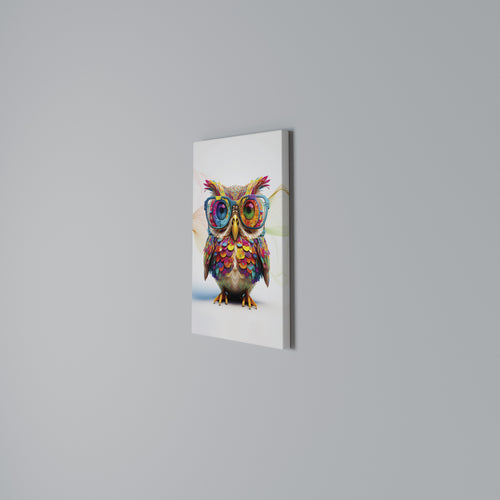 HOOT HOOT Vertical Canvas Print